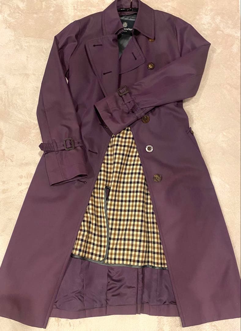 アクアスキュータム　トレンチコート ライナー付き8