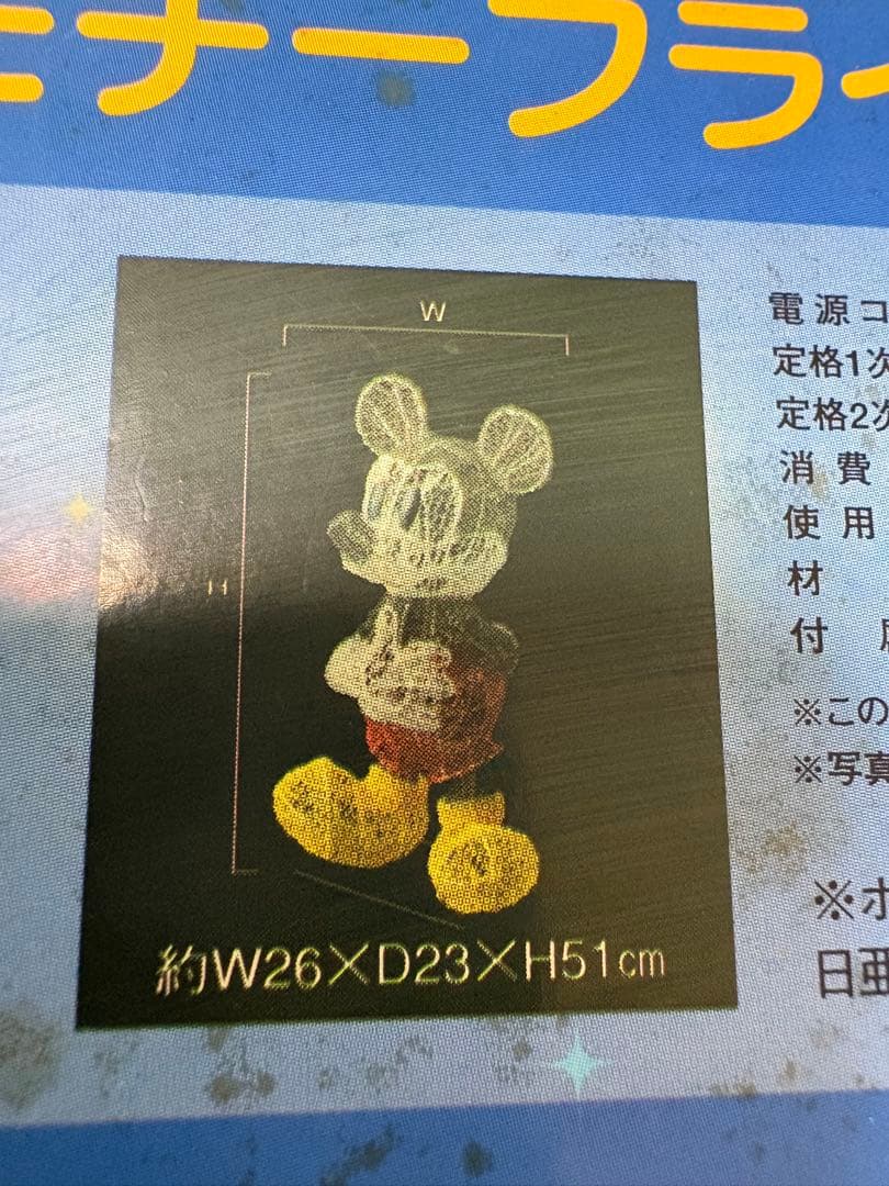 ミッキーマウス イルミネーション タカショー クリスマス