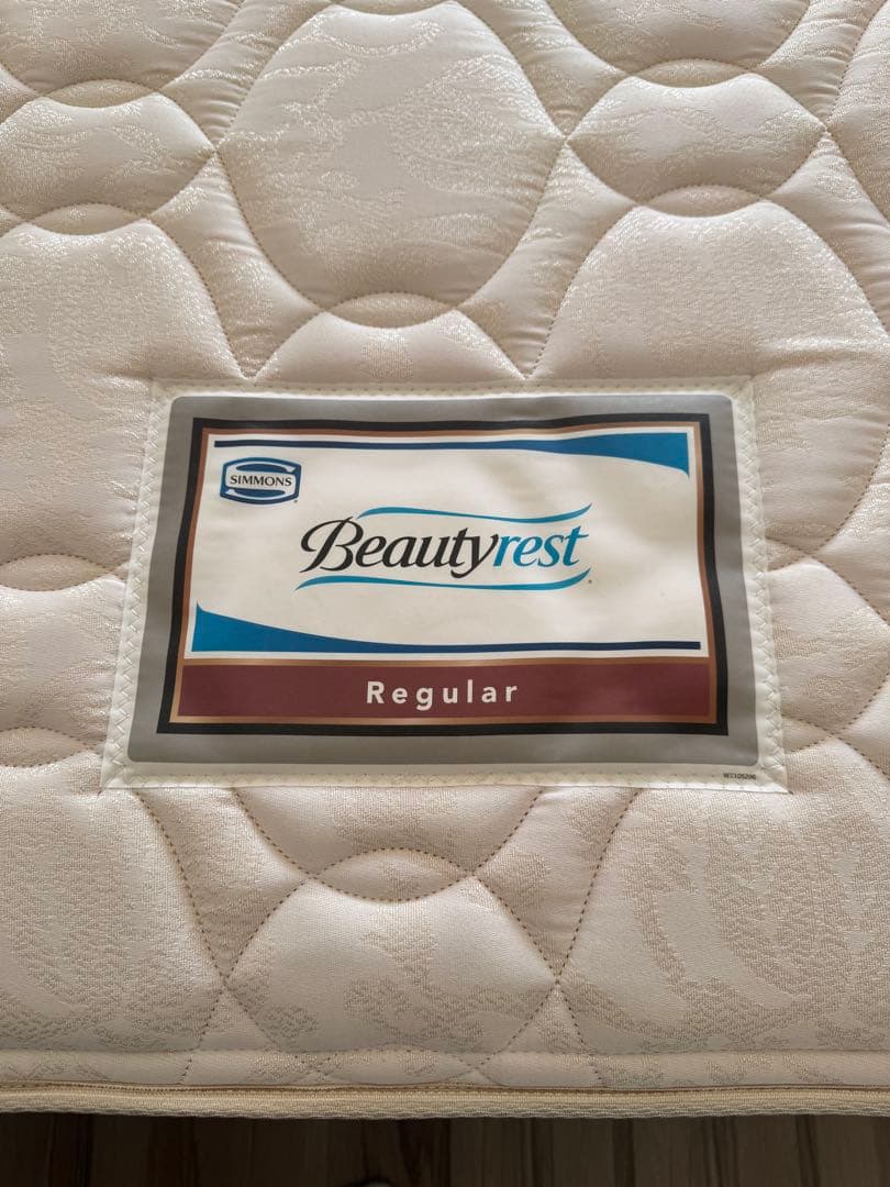 【美品】シモンズBeautyrest Regular シングルマットレス
