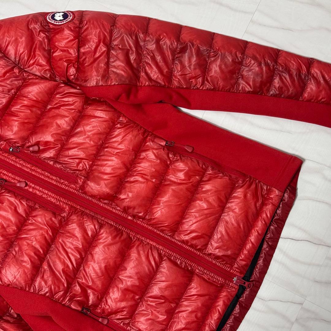   HYBRIDGE LITE HOODY レッド 黒 M