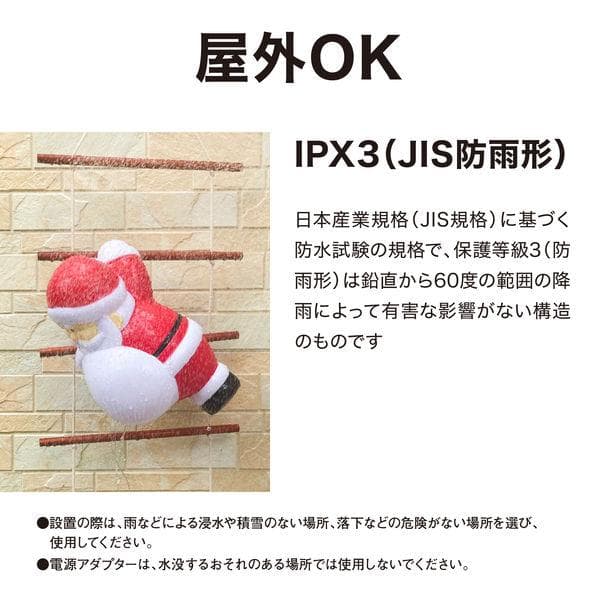 タカショー ブローライト はしごサンタ L 3P LIT-BL02L