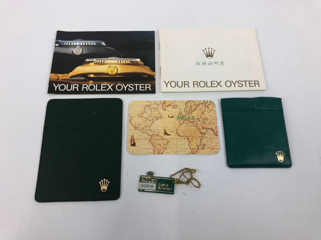 f*y様 ロレックス　空き箱　外箱　内箱　取説　小冊子　カレンダー　カードケース