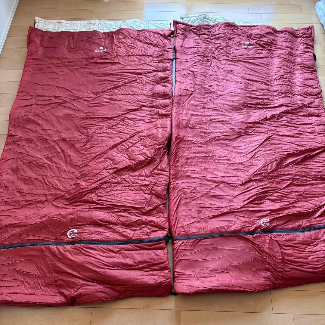 【使用一回】 peak BD-103 セパレートシュラフ　オフトンワイド