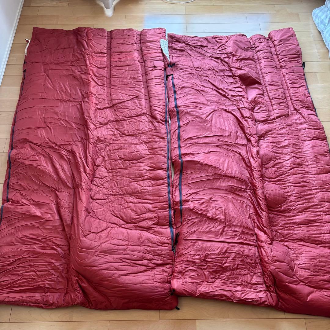 【使用一回】 peak BD-103 セパレートシュラフ　オフトンワイド