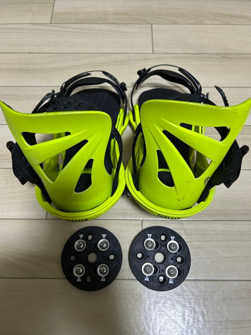 FLUX スノーボード ビンディング DSL Mサイズ イエロー