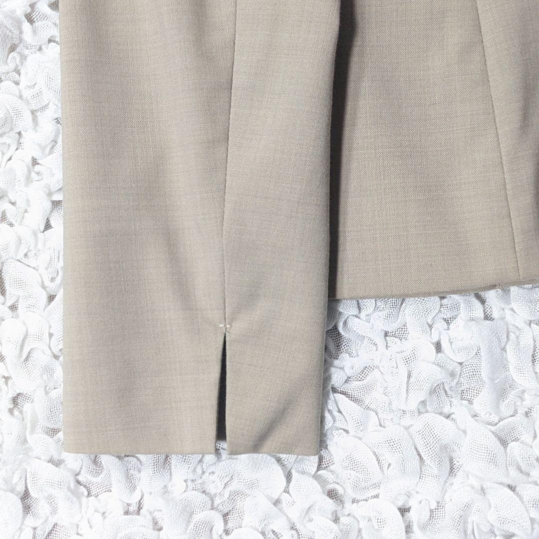 グリーンレーベルリラクシング セットアップ パンツスーツ カチリラ ノーカラー