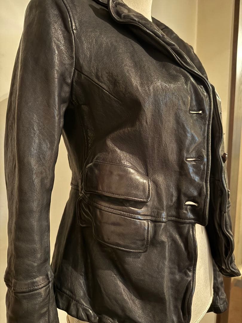 NEIL BARRETTブラックレザージャケット