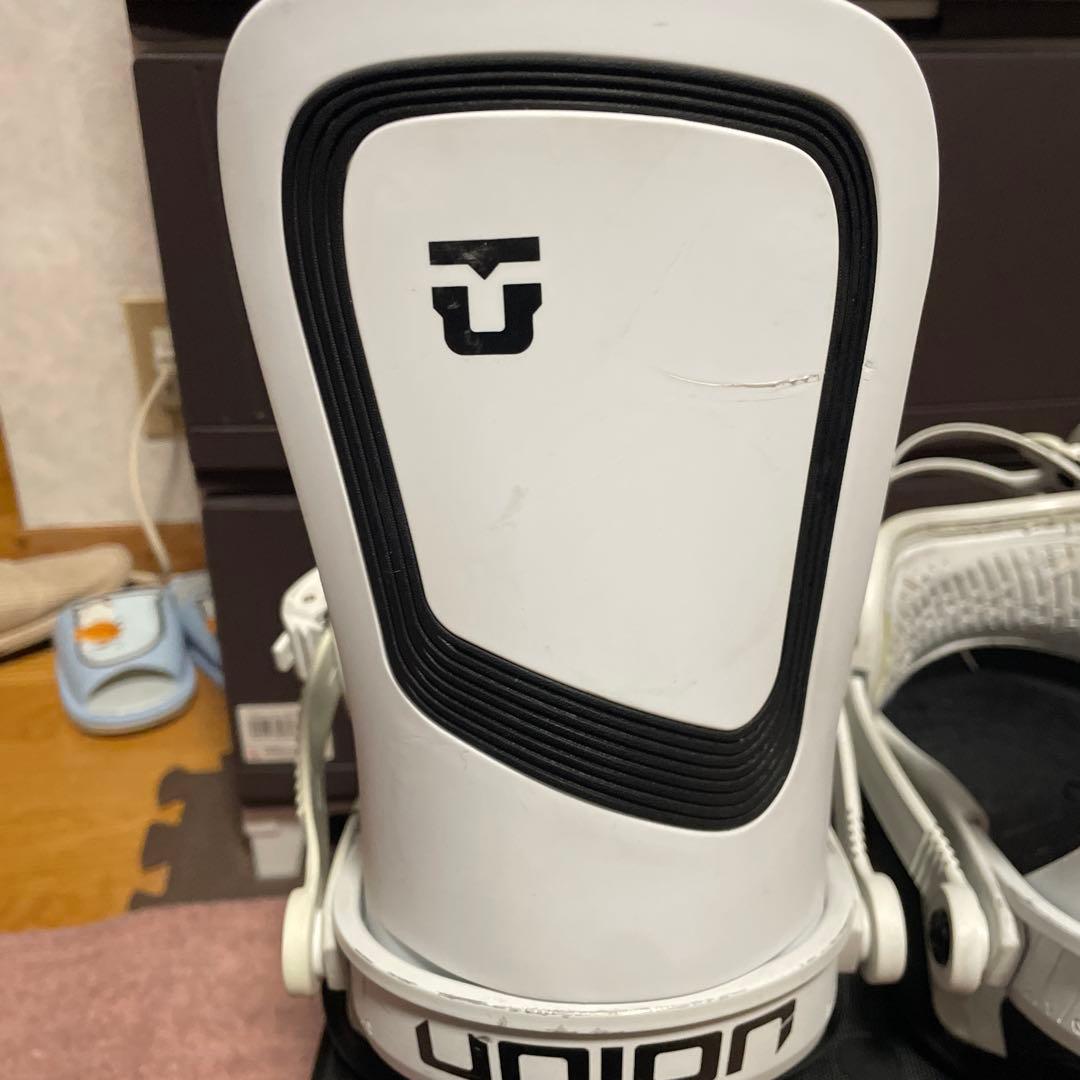 UNION ULTRA 22-23 Mサイズ スノボ ビンディング ホワイト