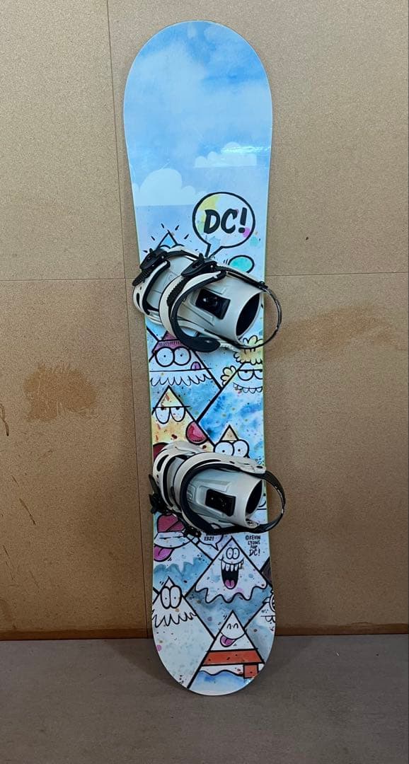 DC スノーボード 130センチ　ビンディングセット