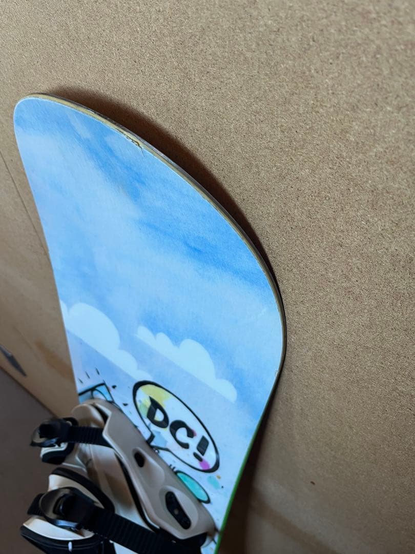 DC スノーボード 130センチ　ビンディングセット