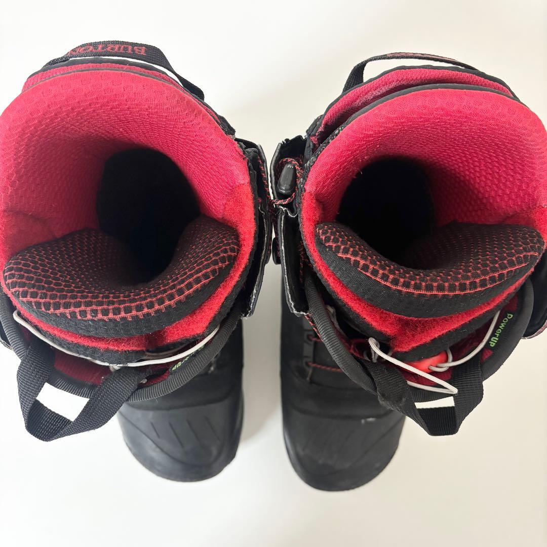 BURTON ION スノーボードブーツ ブラック/レッド 27cm