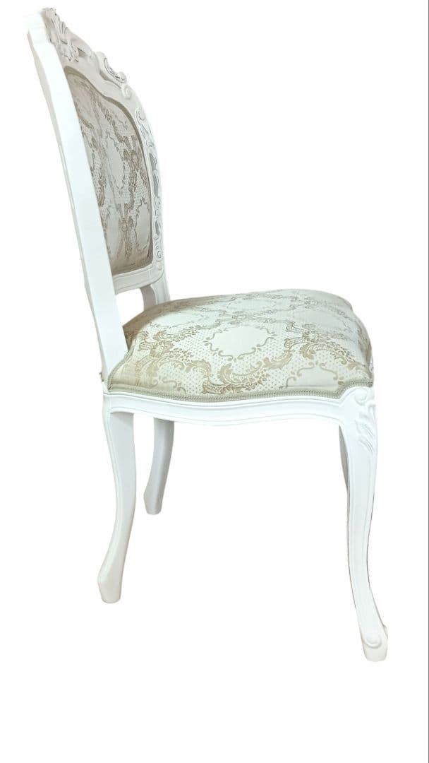 フランシスカチェアー 肘なし アンティーク調　猫脚　椅子