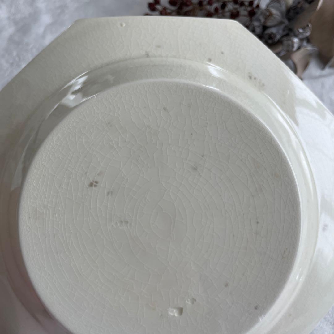 フランス アンティーク モントロー オクトゴナル深皿 B