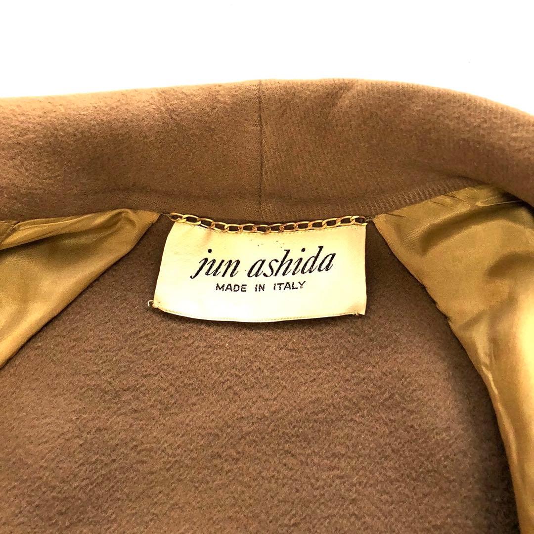 【美品✨️ジュンアシダ】 jun asida イタリア製 カシミヤ コート L