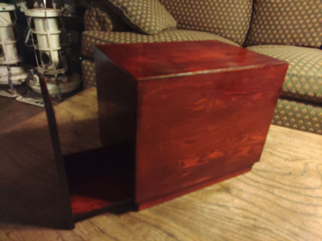 未使用　チェスト　シェルフ　本棚　小物入れ　収納　レトロ　アンティーク　漆　希少