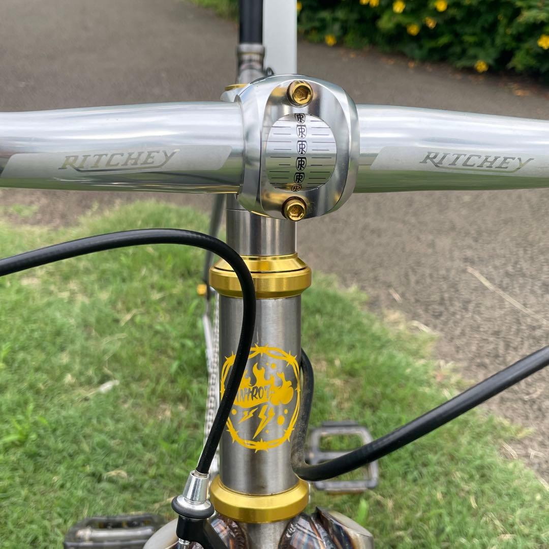 【完成車】INTRO7 クロモリフレーム ローカラー シングルギア ピスト