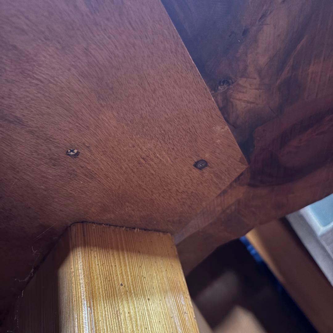 ③送料設置込み　丸太　切り株　ダイニングテーブル　　おそらく欅