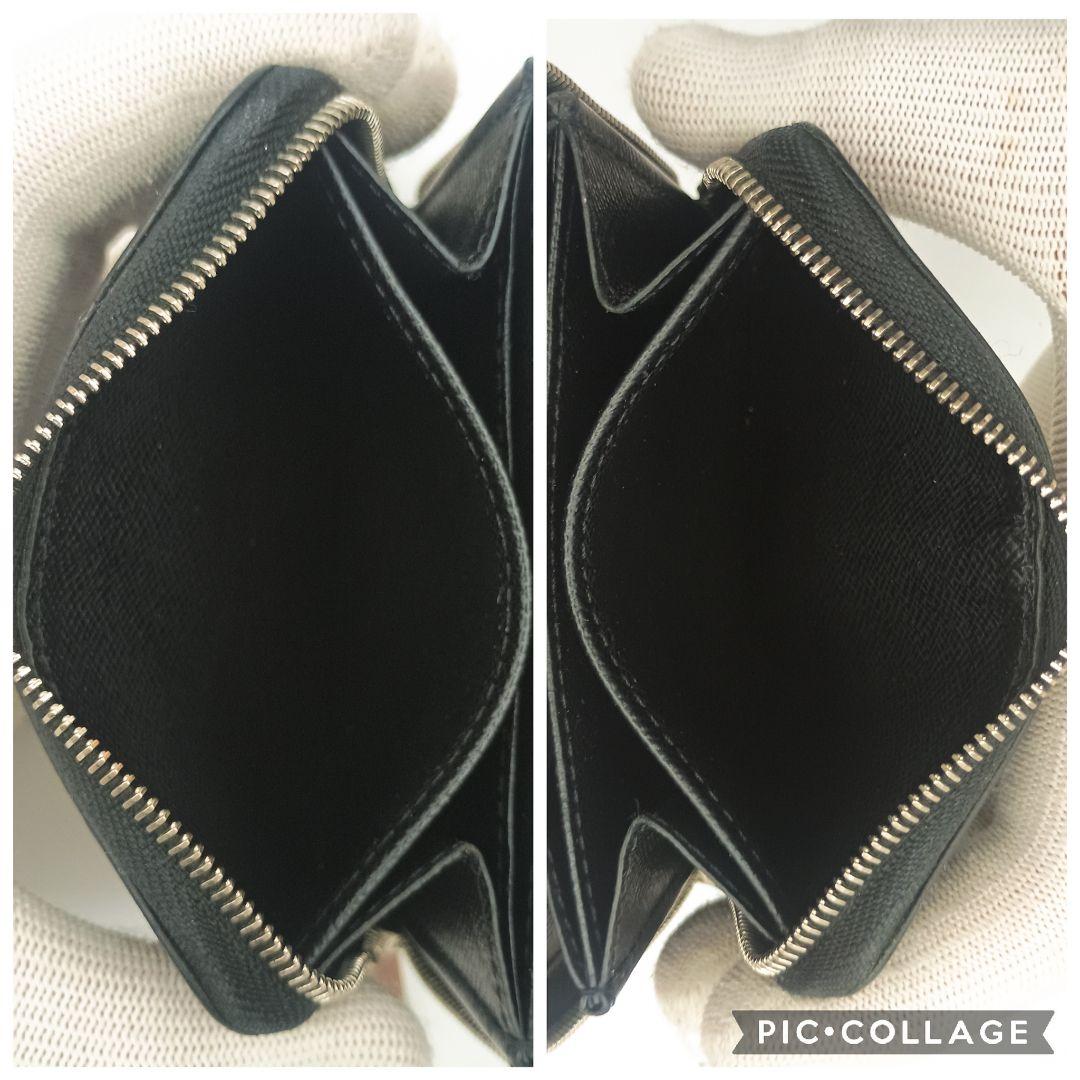 【美品S】ルイヴィトン　ジッピーパース　エピ　黒　コンパクト財布