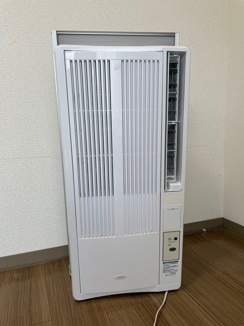 窓用エアコン ホワイト 冷暖房機能付き