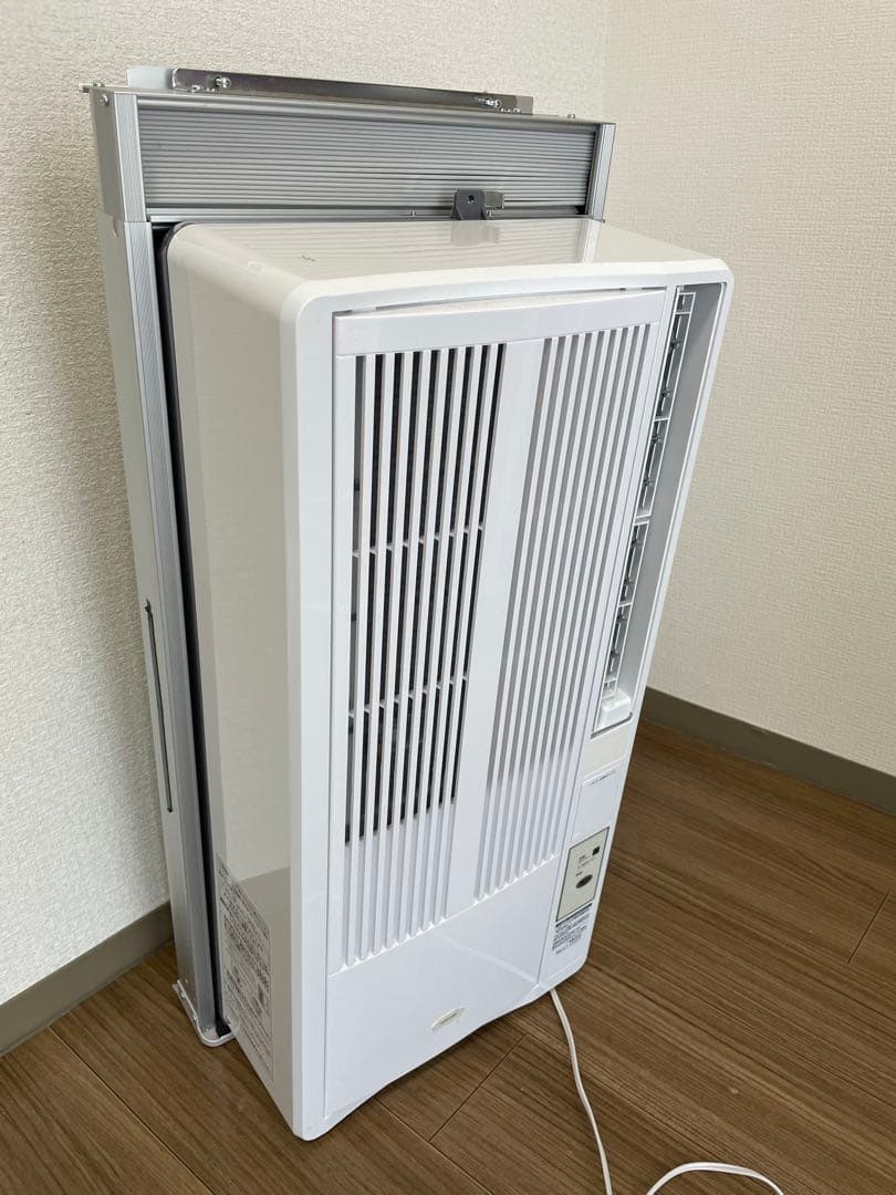 窓用エアコン ホワイト 冷暖房機能付き