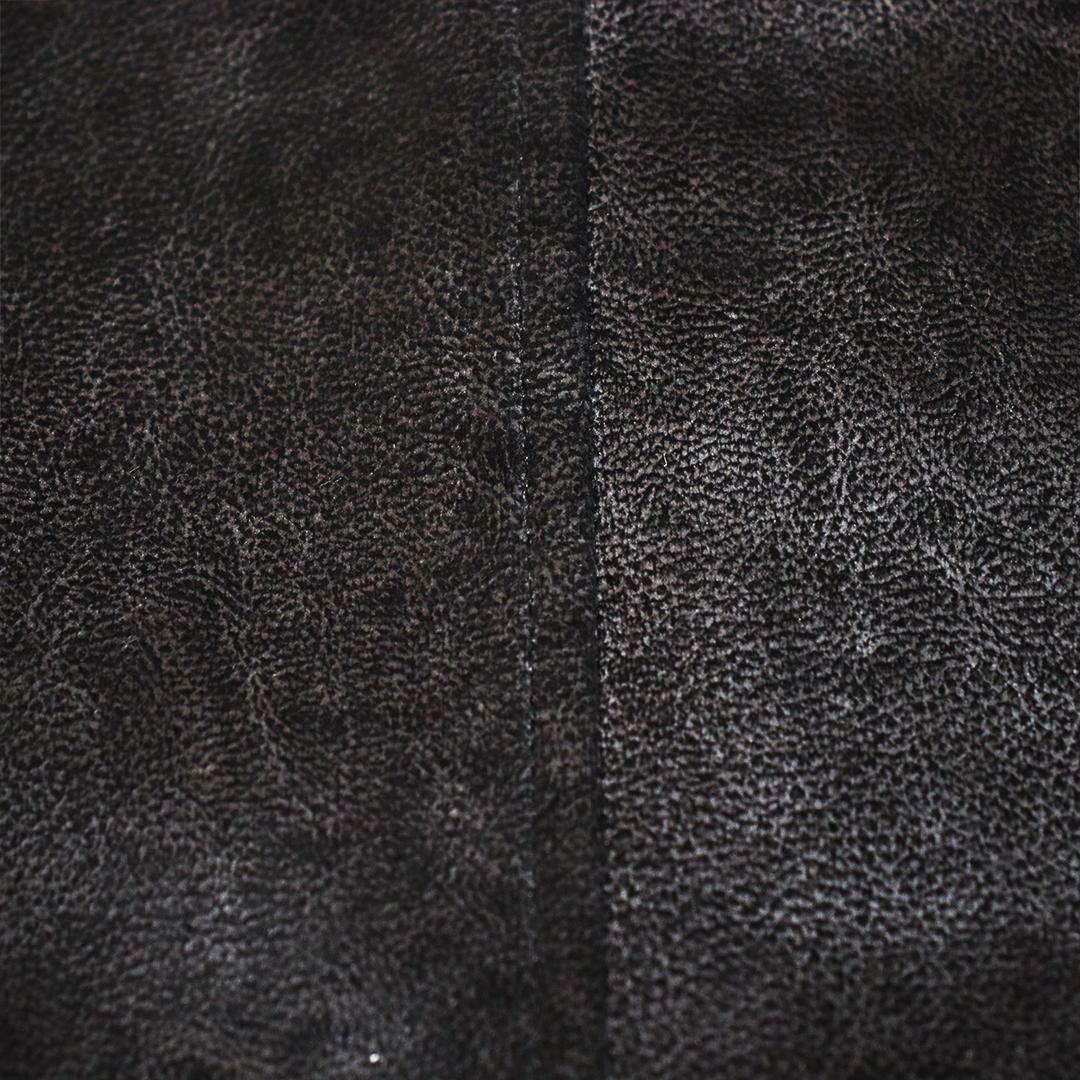 Y2K✨ジョニーウルフ フェイクレザーライダースパーカー ダブルジップ 切り替え