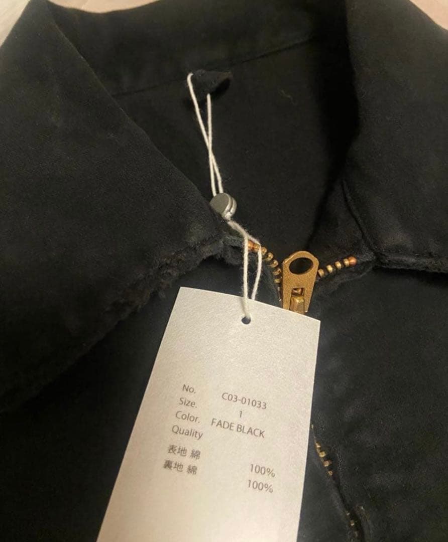 COMOLI 直営店限定 モールスキンショートジャケット size 1 25AW