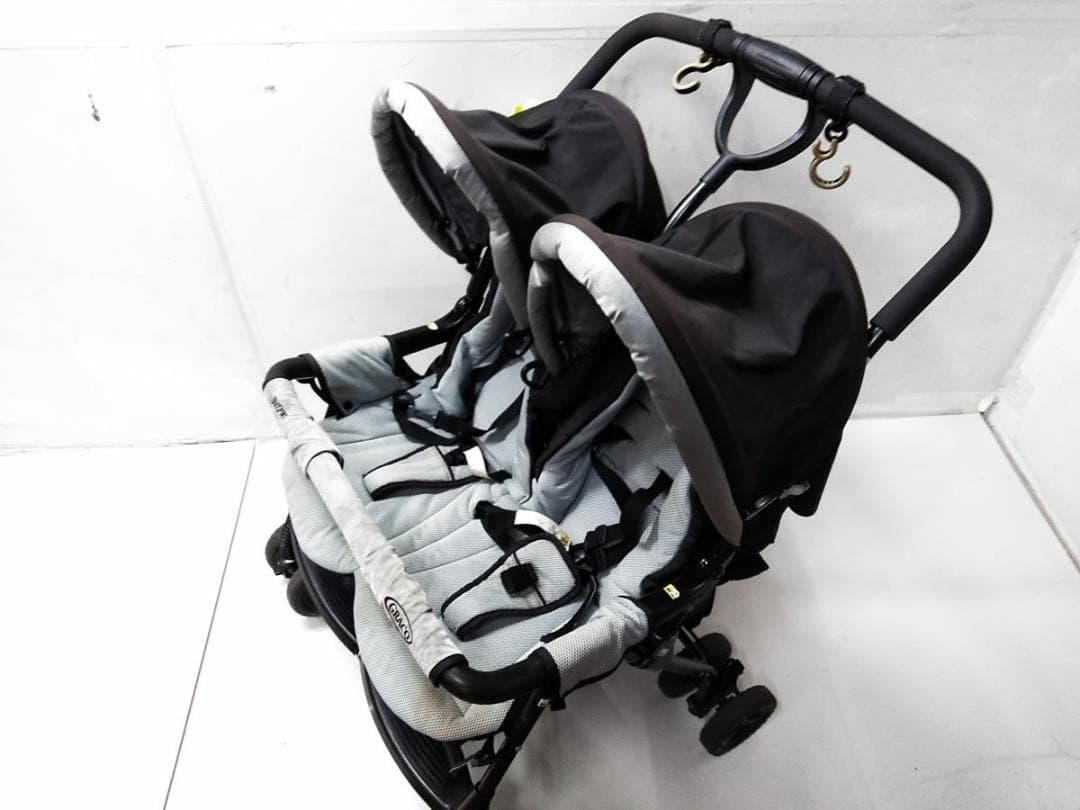 グレコ デュオスポーツ 二人乗りベビーカー 1ヶ月～36ヶ月 □