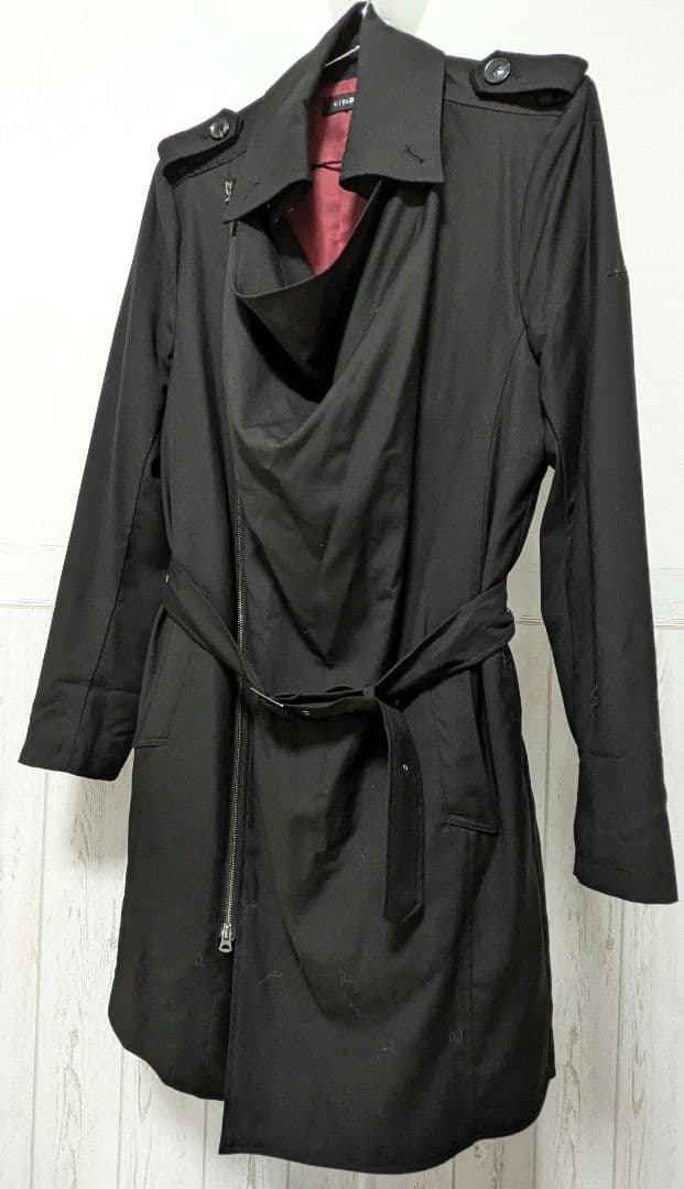 【極美品】 CIVERIZE　シヴァーライズ　 ドレープロングトレンチコート48