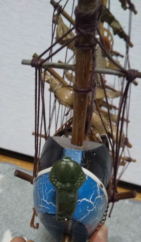 アンティーク中型船模型