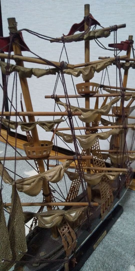 アンティーク中型船模型