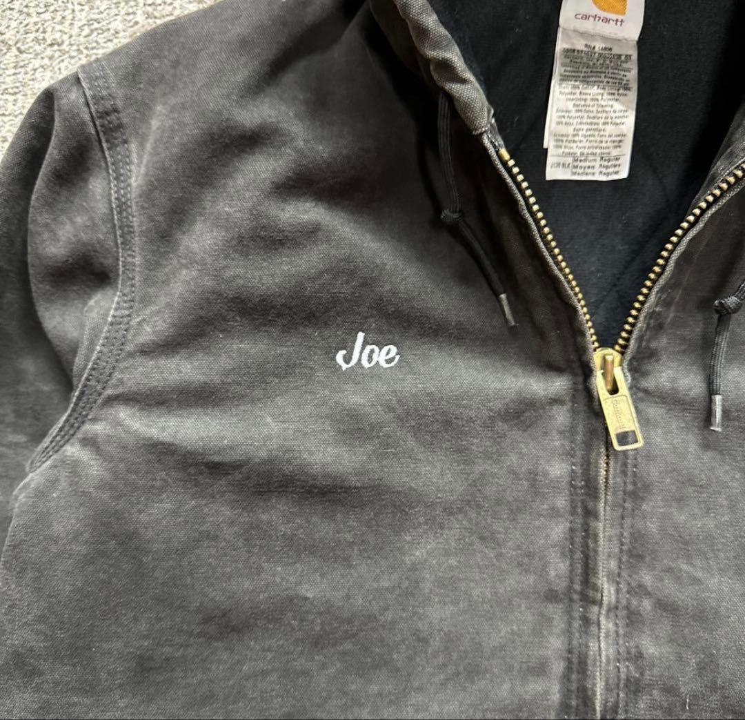 y*1様 【USA製】carhartt アクティブジャケット 墨黒