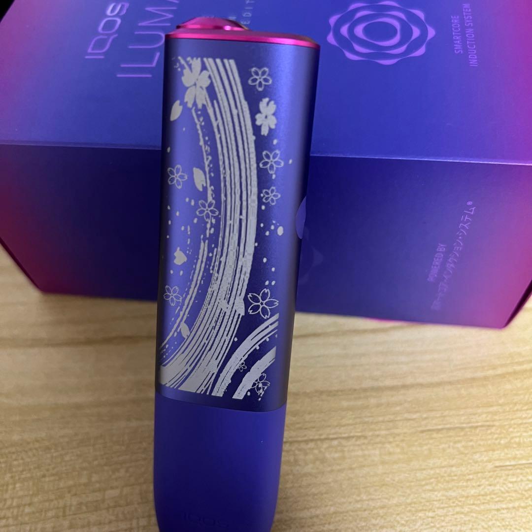 iQOS ILUMA ONE アイコス イルマワン　紫レーザー加工 48番