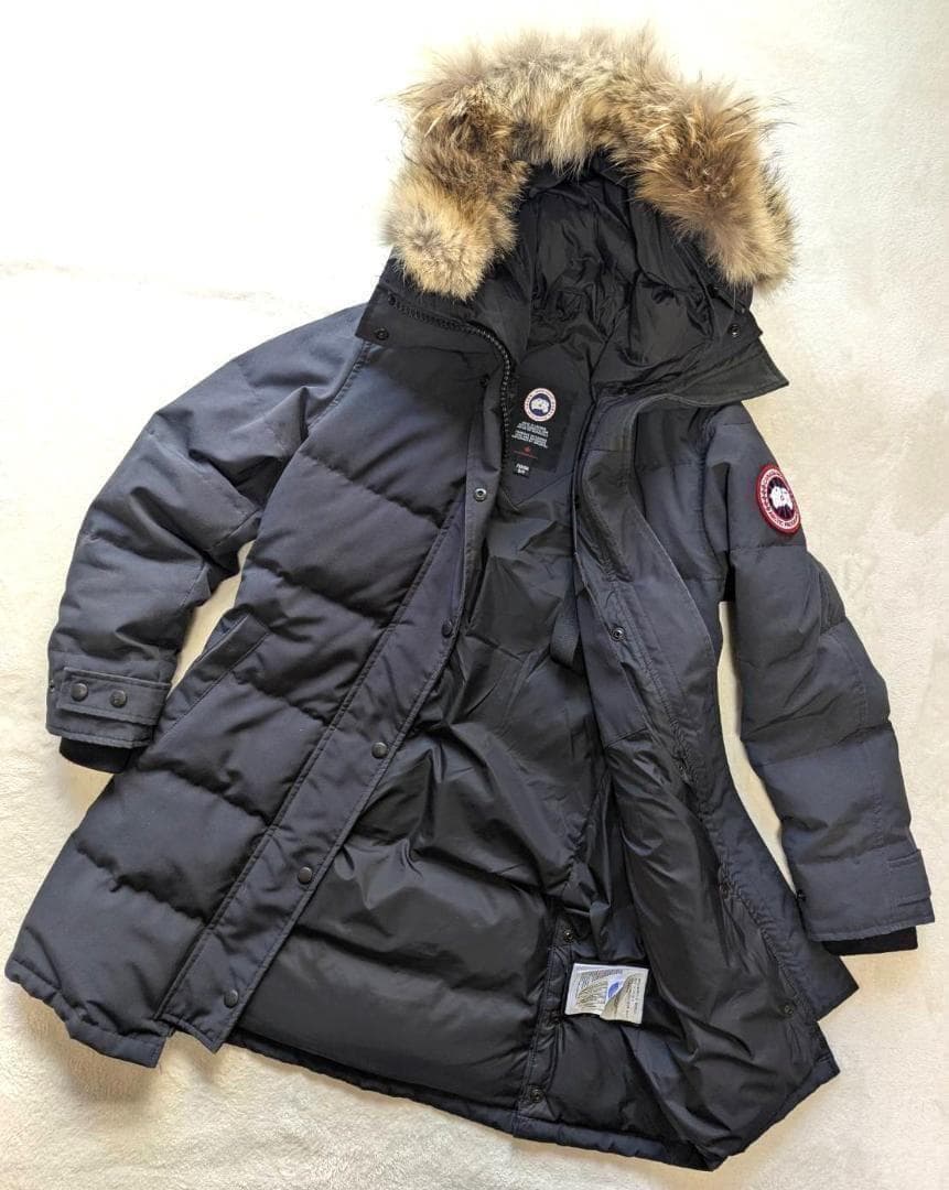 カナダグース❄️　ダウン　3802LA　シェルバーン　Sサイズ　レディース　紺