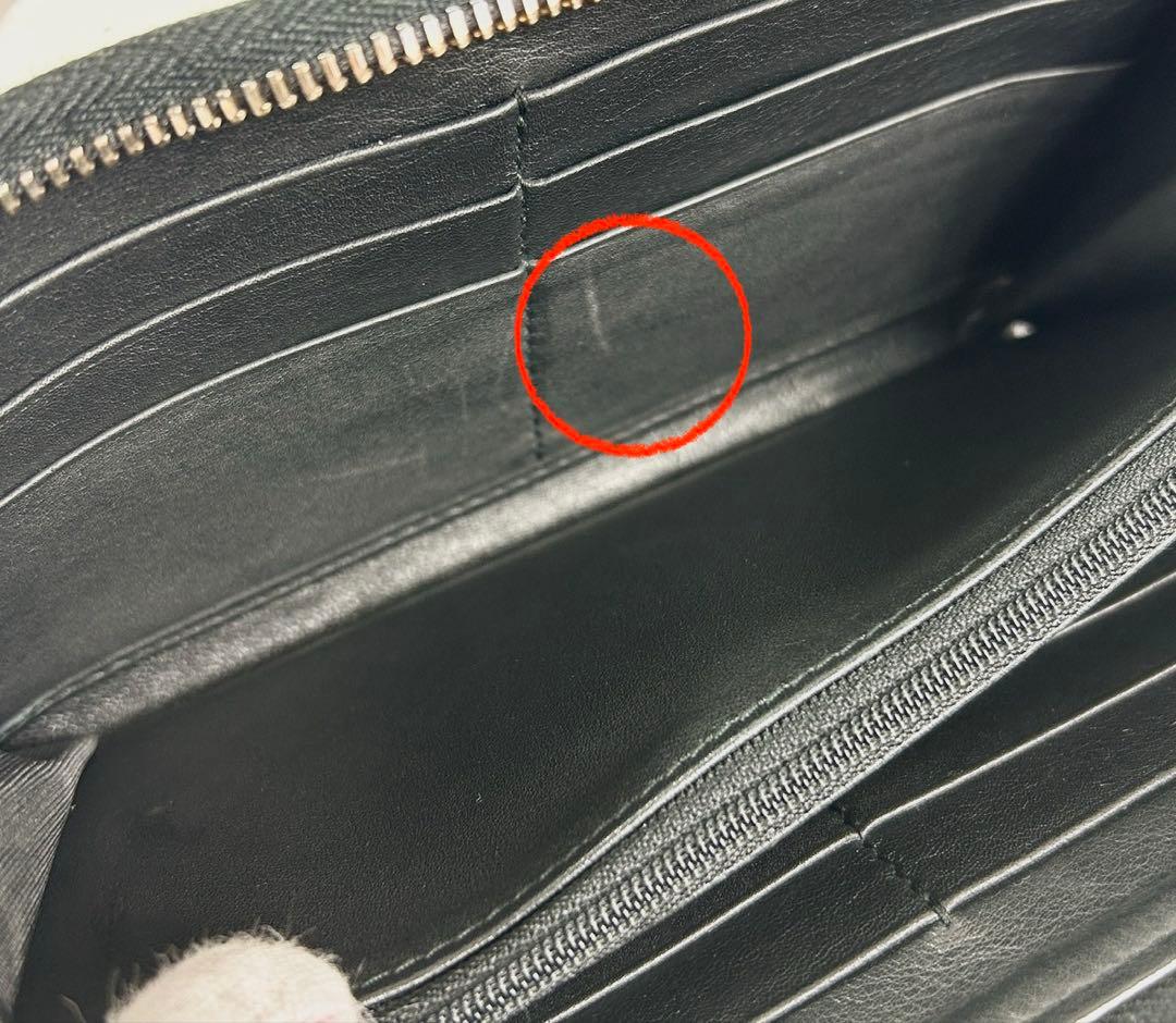 ✅【美品】 メンテ済み グッチ　GUCCI グッチシマ レザー 長財布　ブラック