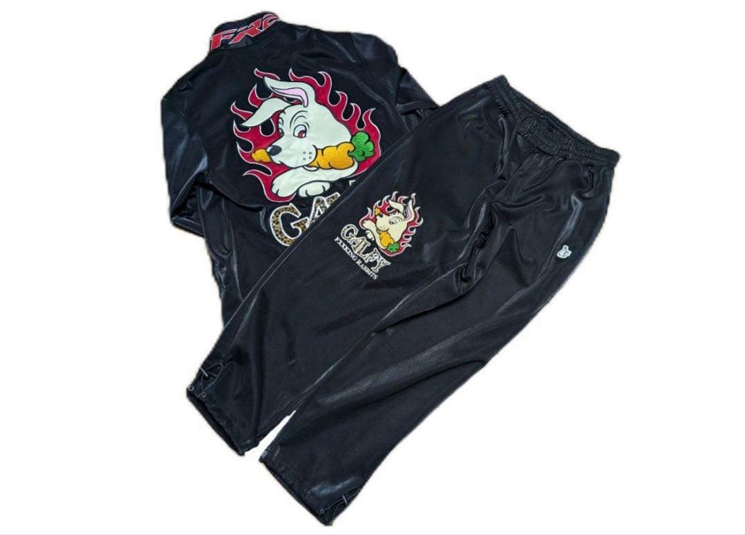 GALFY×FR2コラボ 美品 猛兎注意 レオパード ジャージ セット
