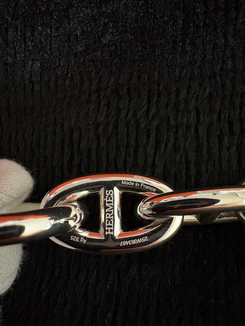 新品未使用HERMES エルメス シェーヌダンクル GM 14コマブレスレット