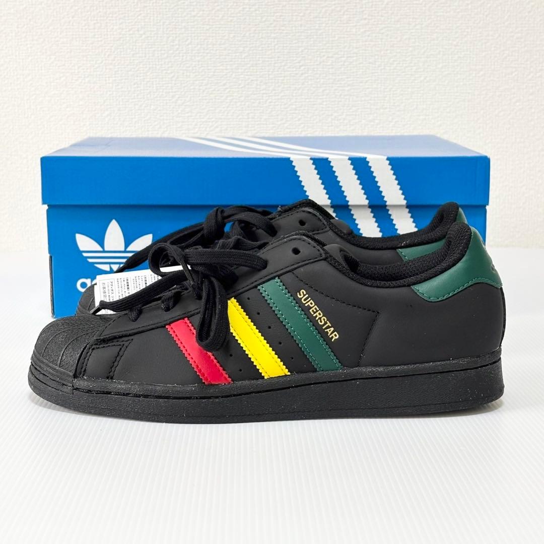 新品未使用　26㎝ アディダス　adidas スーパースター　ラスタブラック
