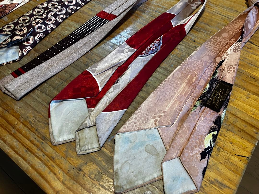 ③ビンテージネクタイ5本セット40's50'sスウィング　ロカビリー