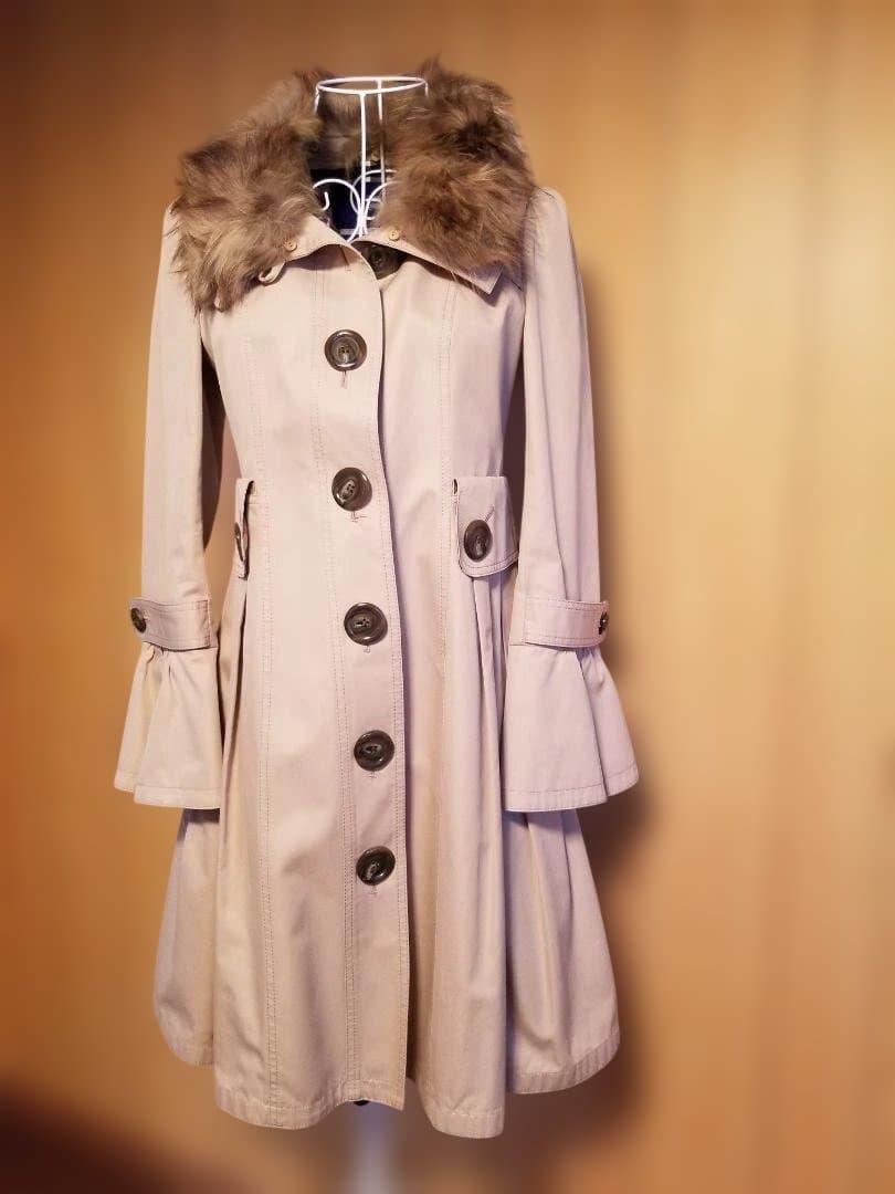 BURBERRY BLUE LABEL ベージュコート 36