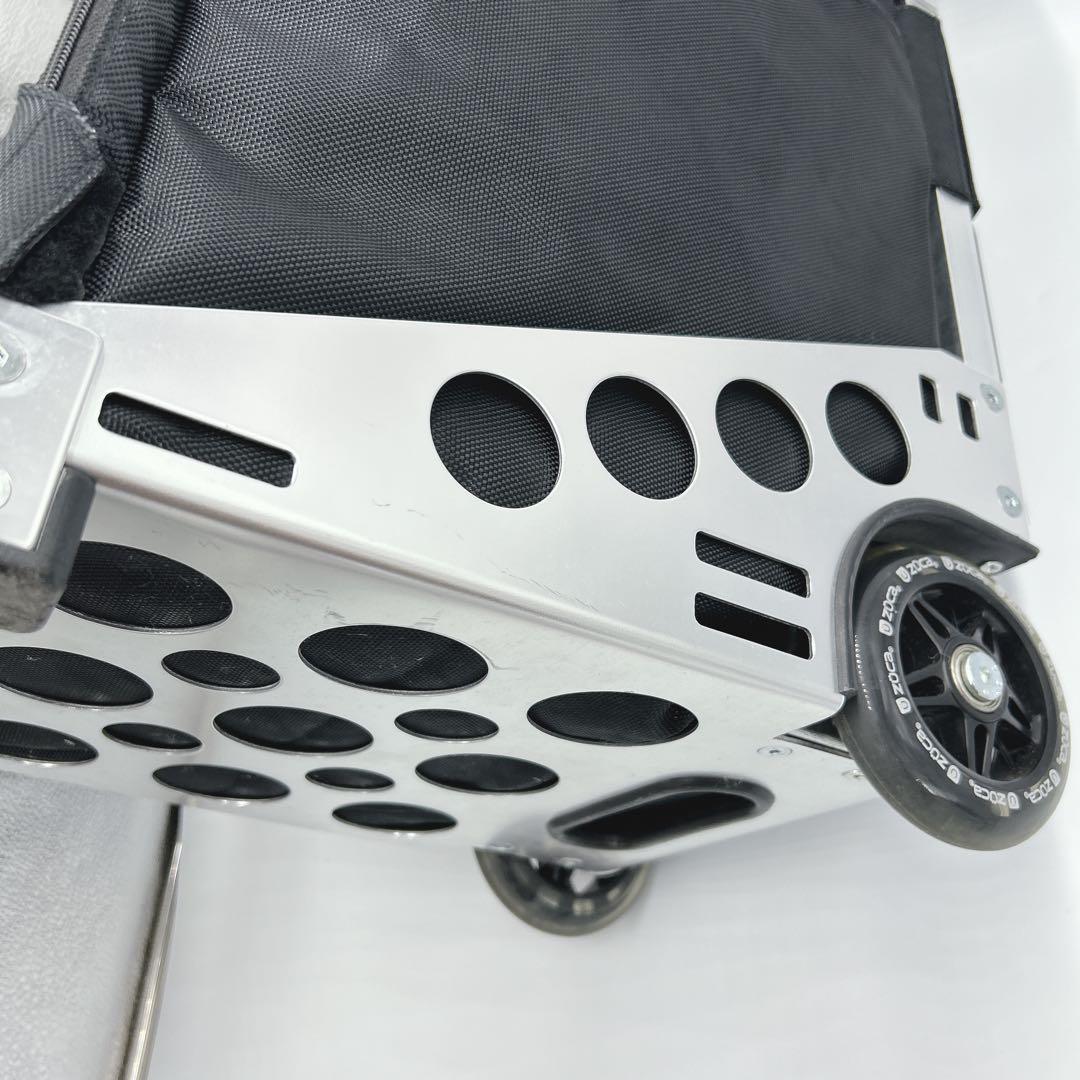 【超人気】ZÜCA ズーカ ブラック 座れる キャリーケース 収納多数