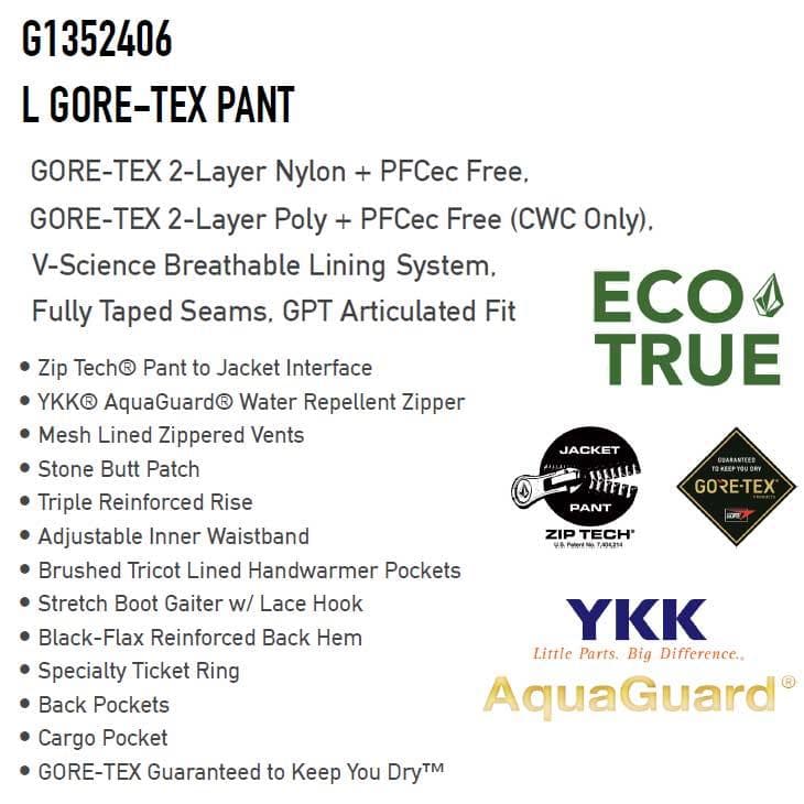 【新品未使用】VOLCOM L GORE-TEX セットアップ