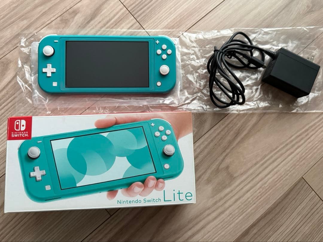 Nintendo Switch Lite ターコイズ 本体 箱 充電器付き
