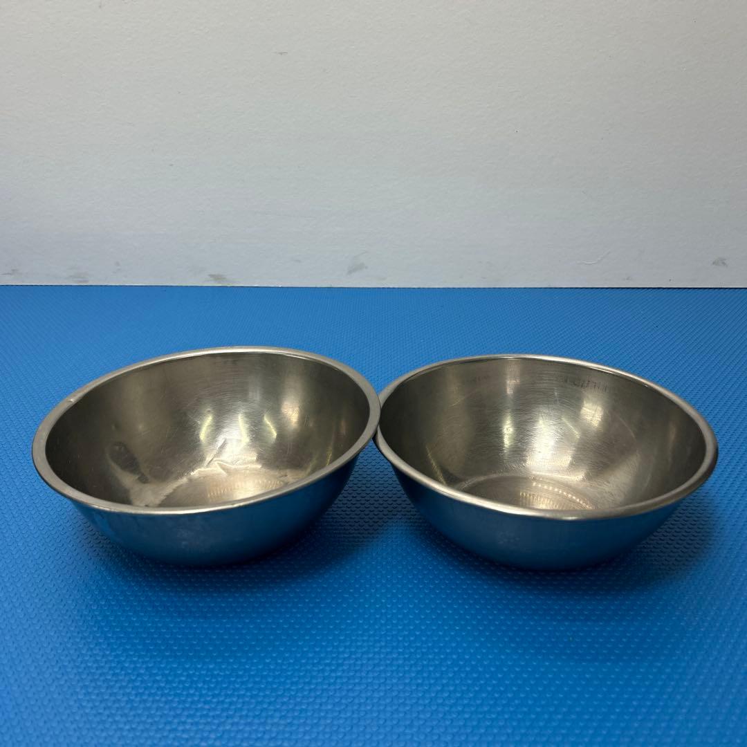 調理用ボウル12個セット　ステンレス　業務用　おまけザル1個付き