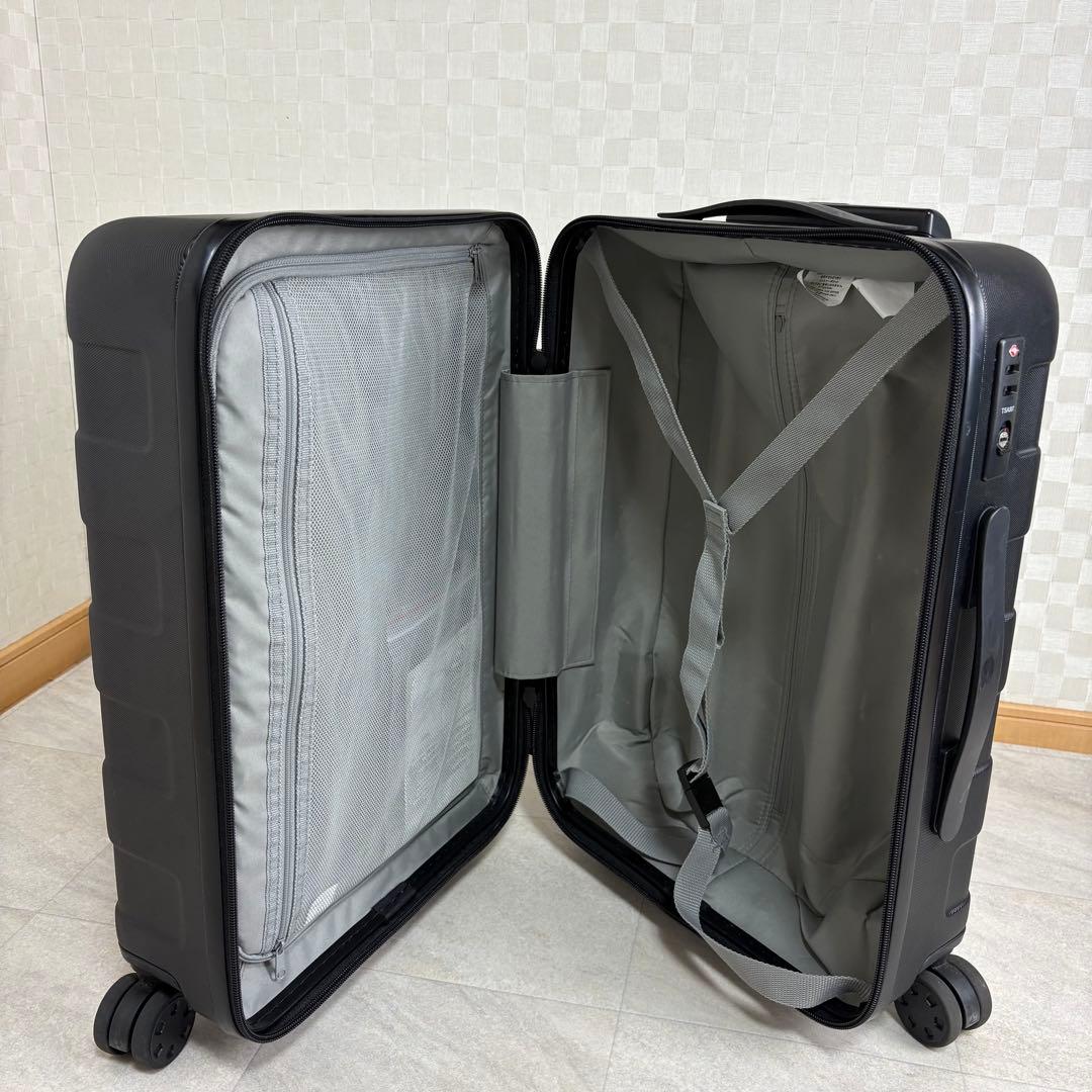 MUJI 無印良品 キャリーケース ブラック 36L スーツケース ストッパー付