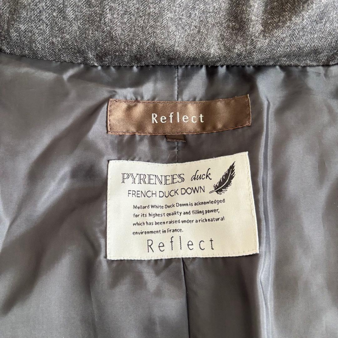 ✨️美品 Reflect リフレクト ファー ダウンコート XL ダークグレー