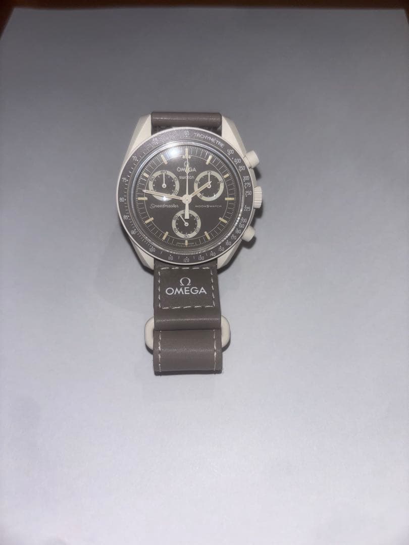 OMEGA Speedmaster クロノグラフ ベージュ