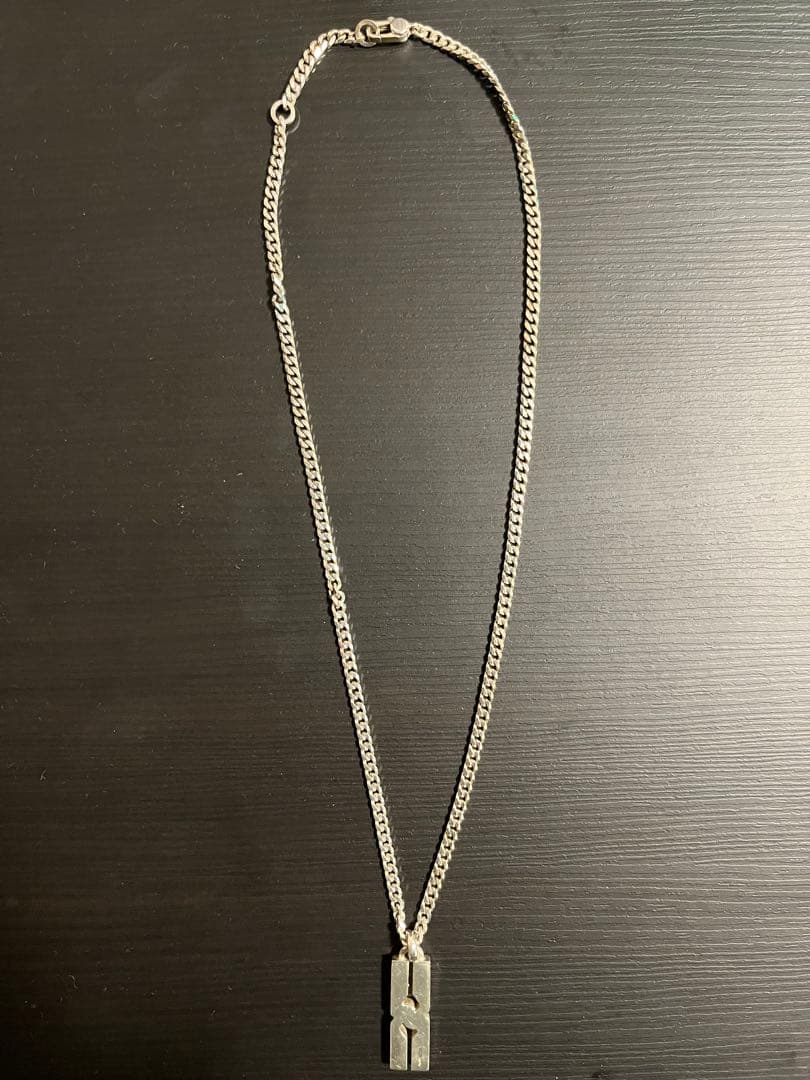 【GUCCI／グッチ】シルバー925 ノットプレートトップ ネックレス