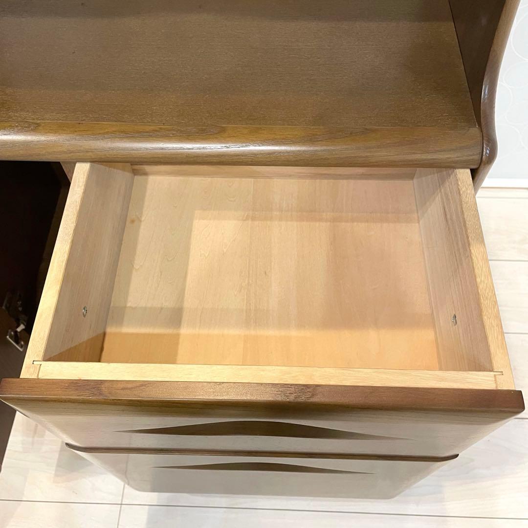 高級家具 【karimoku】カリモク家具 電話台 FAX台 コンセント付き