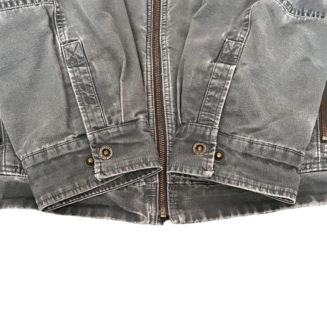 L.L.Bean襟ボア中綿ワークジャケット グレービッグサイズ フェード防寒古着