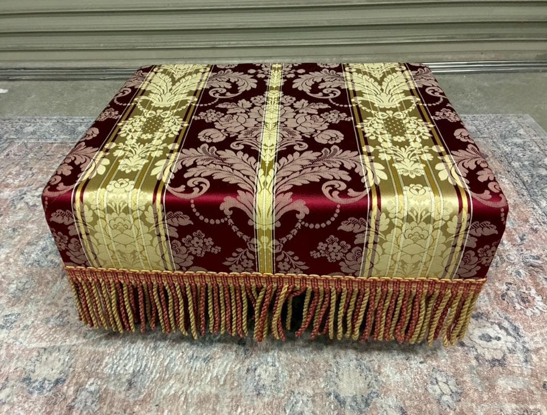 イタリア製 クラシック ソファ オットマン セット ヴィンテージ調